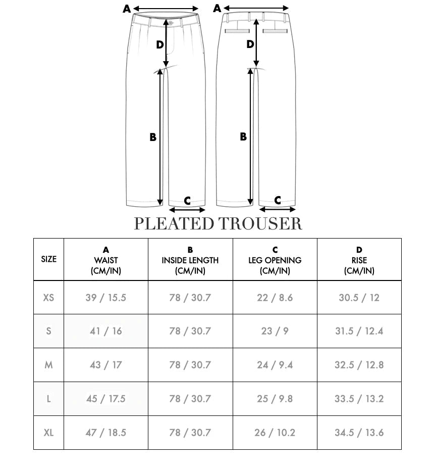 Pleated Trousers