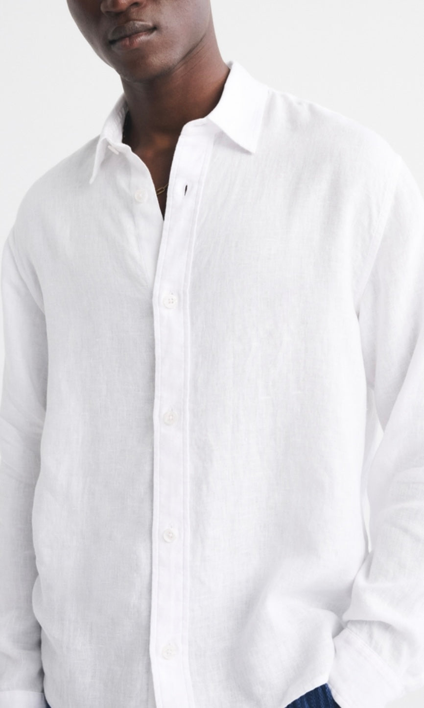 Linen Button-Up Shirt
